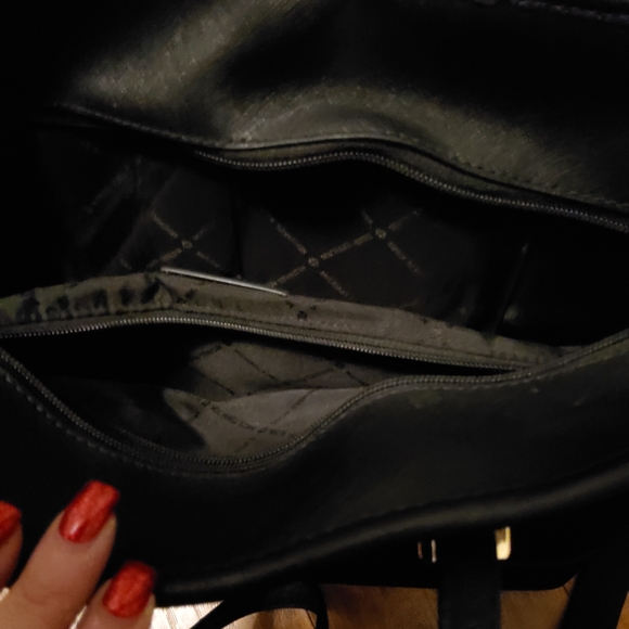 Michael Kors Black Tote with Gold Accents - Picture 7 of 7